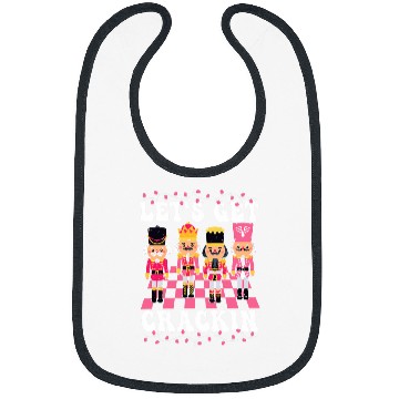 Discover Lets Get Crackin Pink Nutcracker Squad Ballet Christmas 1 Bibs