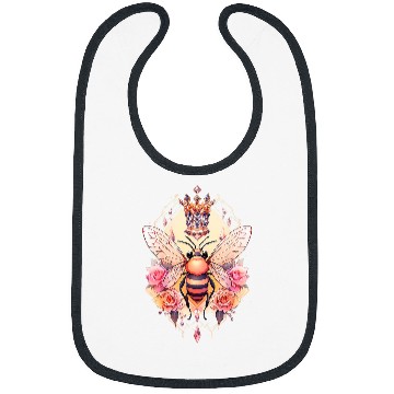 Discover Queen bee and Honey Beekeeper Beekeeping 6 Bibs