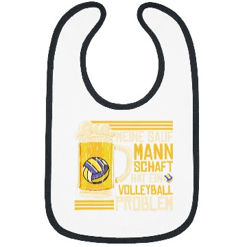 Discover Meine Sauf Mannschaft Hat Ein Volleyball Problem Beer Slogan Bibs