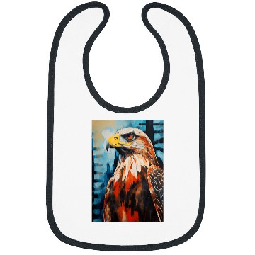 Discover Red Tail Hawks Native American Pacific Northwest Bibs