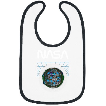 Discover NASA Globe Retro Art Bibs