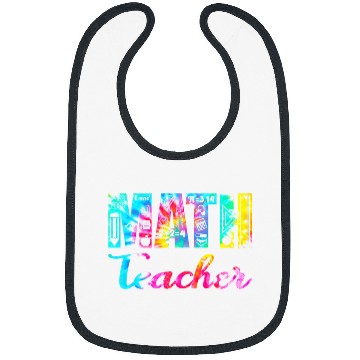Discover Tie Dye Math Teacher Mathematics Teacher Life Funny Math Bibs