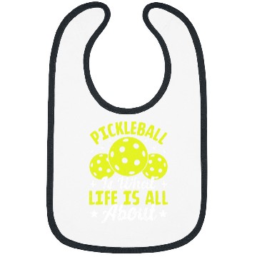 Discover Pickleball Blogger Meme Quote Bibs