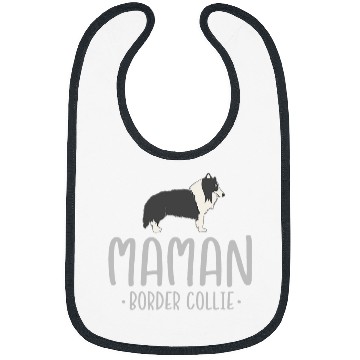 Discover French Border Collie Mom Maman Border Collie Bibs