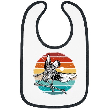 Discover vintages Skeletons with dragonfly wings winged skeleton Bibs