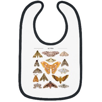 Discover Moth Insect Bug Cottagecore Butterfly Bibs