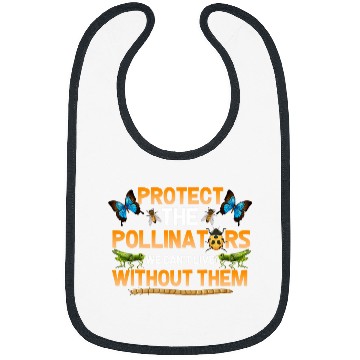 Discover Protect the Pollinators Butterfly Bat Bees Moth Bibs