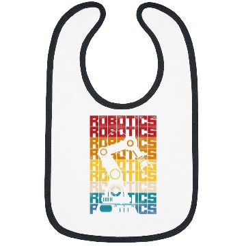 Discover Robot Robotics Engineer Retro vintages Robotics Bibs