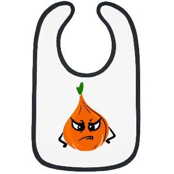 Discover Onion With Angry Faces Vegetable Onions Bibs