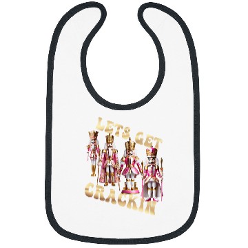 Discover Lets Get Crackin Pink Nutcracker Squad Ballet Christmas Bibs