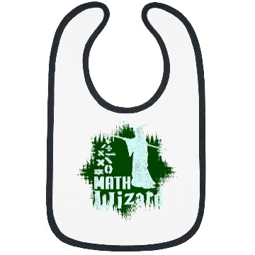 Discover Math Wizard Mathematics Mathematician Bibs