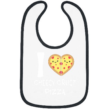 Discover I Love Cheesy Crust Pizza Bibs