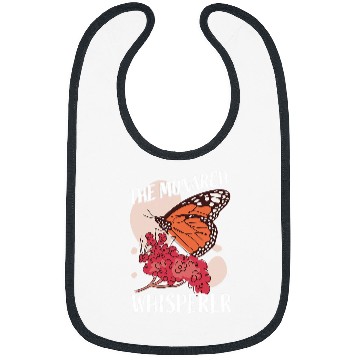 Discover Monarch Whisperer Design for Butterfly Lover Bibs