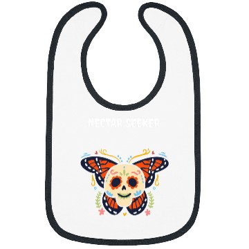 Discover Nectar Seeker Retro Monarch Butterfly Designs Present Bibs