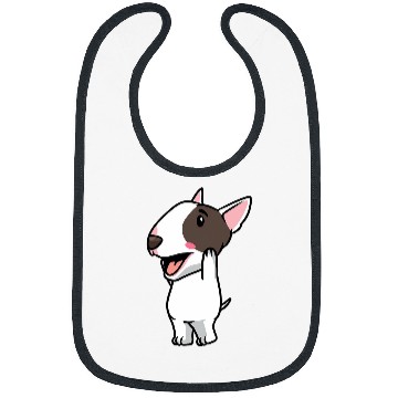 Discover Miniature Bull Terrier Dog 2 Bibs