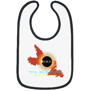Discover Newfoundland Total Solar Eclipse 040824 Canada Souvenir Bibs