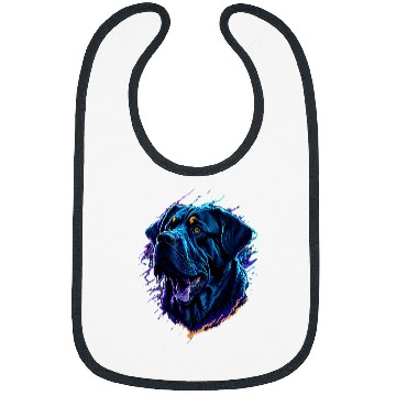 Discover Rottweiler Vector Art Colorful Bibs