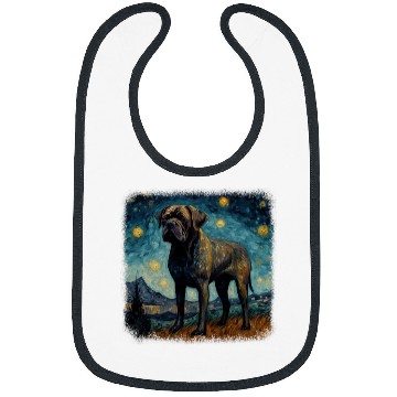 Discover Van gogh Cane Corso in starry night 2 Bibs