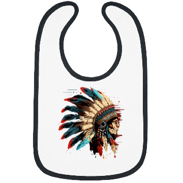 Discover Native American Dreamcatcher Indian Design 17 Bibs