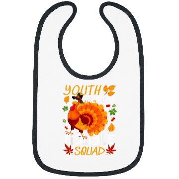 Discover Youth Mentor Gobble Squad Turkey Thanksgiving Fall Bibs