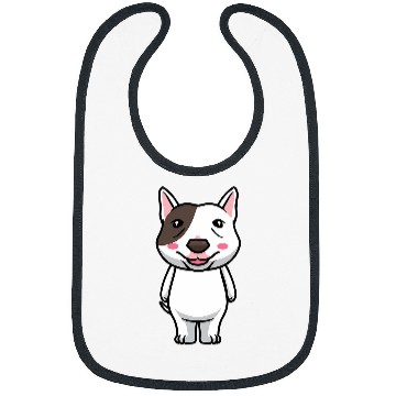 Discover Miniature Bull Terrier Dog 4 Bibs