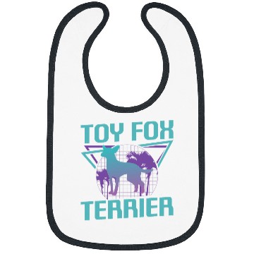 Discover Retro Toy Fox Terrier Dog Lover 1 Bibs