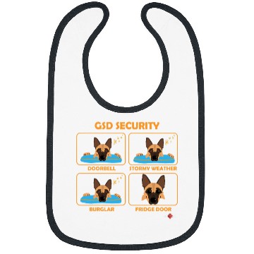 Discover Funny German Shepherd Safety Bibs