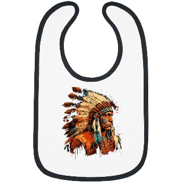 Discover Native American Dreamcatcher Indian Design 40 Bibs