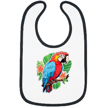 Discover Zoo Biologists Tropical Bird Rainforest Present Parrot Bibs