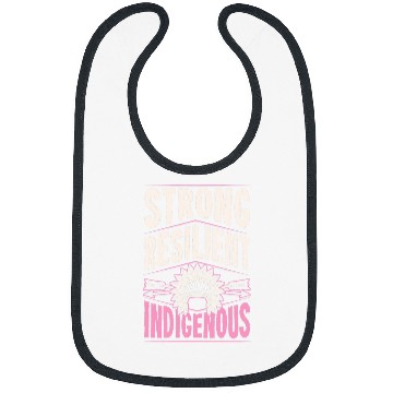 Discover Strong Resilient Indigenous Pride Headdress Native American Bibs