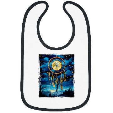 Discover Native American Dreamcatcher Indian Design 14 Bibs