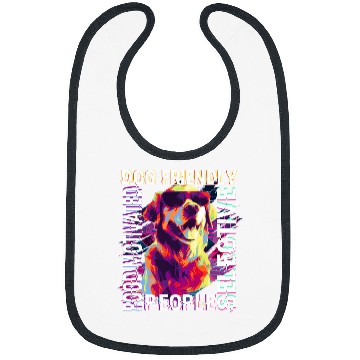 Discover Pop Art Labrador Retriever Dog Friendly People Selective Bibs