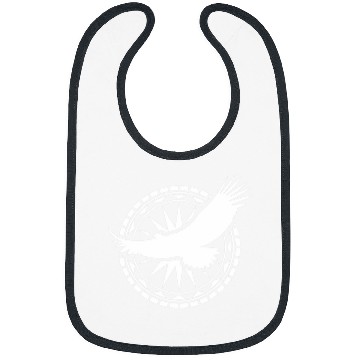 Discover Indigenous Art Bird Mandala Southwest Bibs