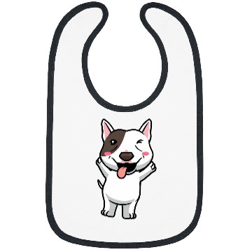 Discover Miniature Bull Terrier Dog 1 Bibs