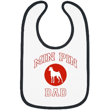 Discover Miniature Pinscher Dad Bibs
