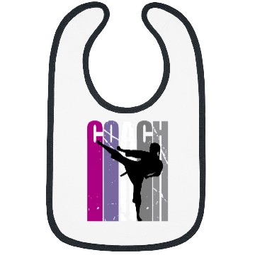 Discover Retro Master Jiu Jitsu Instructor Feminine Coachs Coaching Bibs