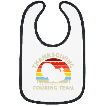 Discover Thanksgiving Cooking Team Funny Turkey Chef Thanksgiving Bibs