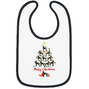 Discover Funny xmass Santa German Shorthaired Pointer Christmas Tree Bibs