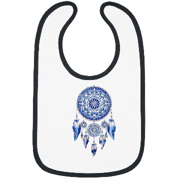 Discover Native American Dreamcatcher Indian Design 7 Bibs