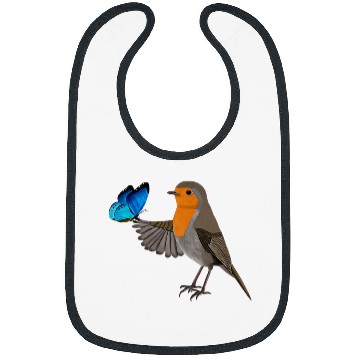 Discover Robin Bird Garden Butterfly Ornithologist Biologist Bibs