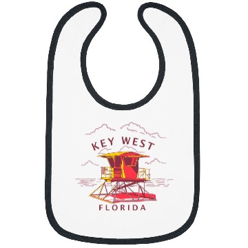 Discover KEY WEST LIFEGUARD TOWER Bibs
