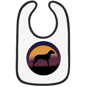 Discover Rhodesian Ridgeback Dog Retro Bibs