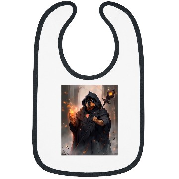 Discover Rottweiler Wizard Funny Dog Magic Bibs