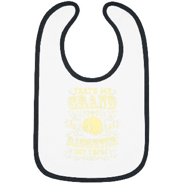 Discover Softball Sport for Teen Girl Proud Grandparents Vintage Bibs