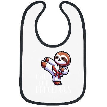 Discover Sloth Cute But Dangerous 1 Bibs