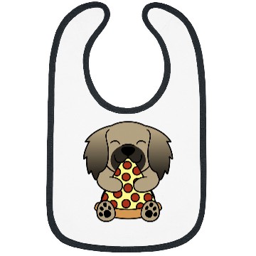 Discover Pizza Pekingese Dog Bibs