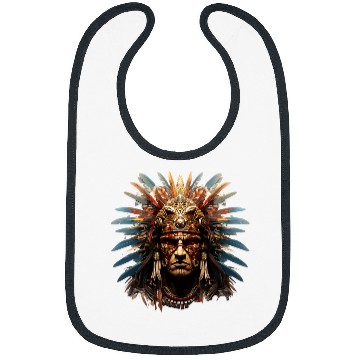 Discover Southwest Native American Aztec Indian Pattern Print Bibs