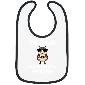Discover Womens Proud Ladybug Mom Ladybird Bibs