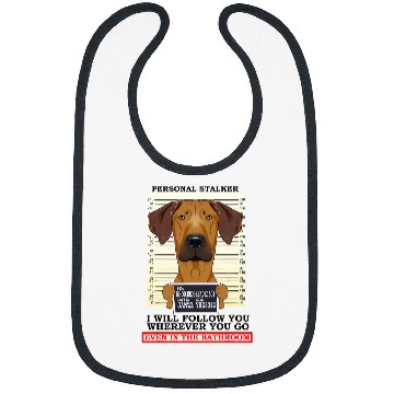Discover Personal Stalker Rhodesian Ridgeback Bibs