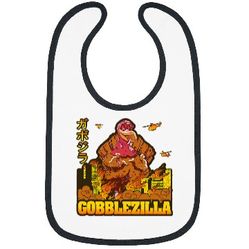 Discover Zombie Turkey Day Thanksgiving Gobblezilla Bibs